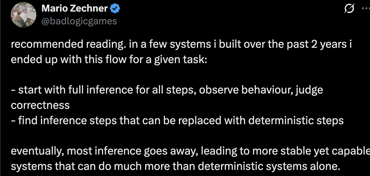 Mario Zechner on deterministic and inferential engineering controls